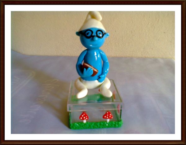 Porta-jóia Smurf